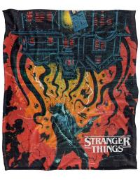 Stranger Things Tæpper - Sæson 5 - Eddie Munson Upside Down Creep House - Fleece-tæppe - Ingen - multifarvet