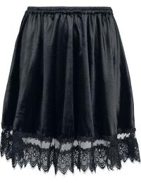 Sinister Gothic Kort nederdel - Gotisk nederdel - XS till XXL - Damer - sort