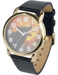 Wolf Armbåndsure & tilbehør - Unisex - sort-guld