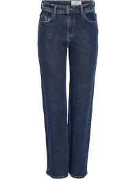 Noisy May Jeans - NMYOLANDA MW WIDE STR AZ365DB FWD NOOS - W27L32 till W32L32 - Damer - blå