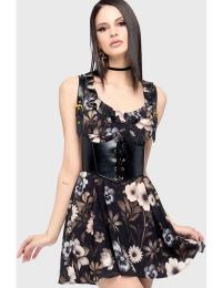 Killstar Kort kjole - Celestial Summer - Stellar Hour Mini Dress - XS till XL - Damer - sort