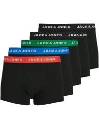 Jack & Jones Boksershorts - JACHUEY TRUNKS 5-PACK NOOS - S till XXL - Herrer - multifarvet