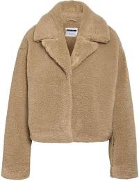 Noisy May Overgangsjakke - NMNATI CROP TEDDY JACKET NOOS - XS till XL - Damer - brun
