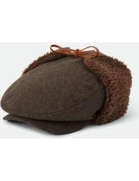 Brixton Beanie - Tønde-hue med øreklapper - Unisex - brun