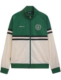 Unfair Athletics Træningstop - DMWU Tracktop Shamrock Green - M till 3XL - Herrer - grøn-hvid
