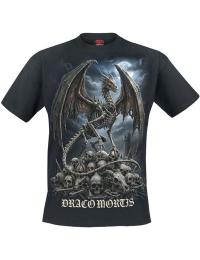 Spiral T-shirt - Draco Mortis - S till 4XL - Herrer - sort
