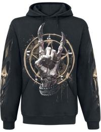 Spiral Hættetrøje - Ren Metal - S till 4XL - Herrer - sort