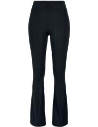 Urban Classics Leggings - Ladies’ recycled high-waist flared leggings - XS till 4XL - Damer - sort