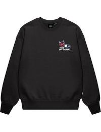 Vans Sweatshirt - Old Scratch Crew - S till XL - Herrer - sort
