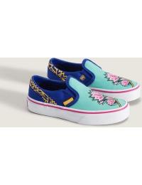 Vans Sneakers - Kids - Classic Slip On - KPop Demon Hunters Zoey - Kleine Kinder (4-8 Jahre) - EU28 till EU 34 - Damer - multifarvet