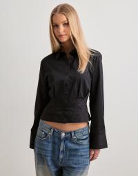 Nelly - Sort - Pleated Shirt