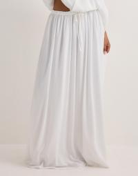 Neo Noir - Hvid - Sabria Chiffon Skirt
