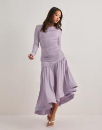 Malina - Lilla - Lionelle Asymmetrical Ruffled