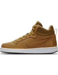 Nike Court Borough Midsko til større børn - brun