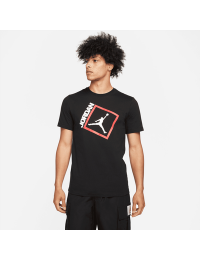 Kortærmet Jordan Jumpman Box-T-shirt til mænd - sort