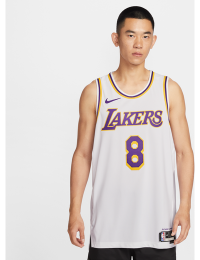 Los Angeles Lakers Association Edition Nike Dri-FIT ADV NBA Authentic-spillertrøje til mænd - hvid