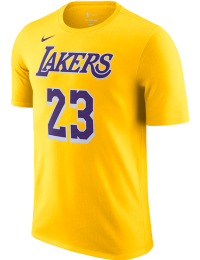 Los Angeles Lakers Nike-NBA-T-shirt til mænd - gul