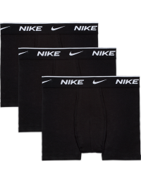 Nike Dri-FIT Everyday-boksershorts i bomuld til større børn (3-pak) - sort