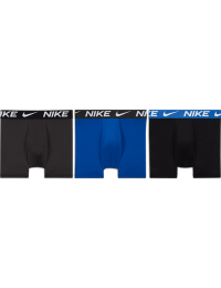 Nike Essentials Dri-FIT Micro Solid-boksershorts til større børn (3 stk.) - blå