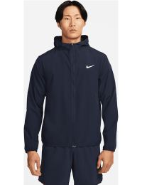 Alsidig Nike Form-Dri-FIT-jakke med hætte til mænd - blå