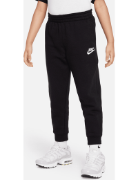 Nike Club Fleece-bukser med lynlås til mindre børn - sort