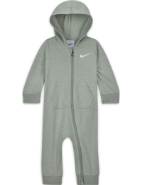 Nike Baby Essentials-heldragt med hætte til babyer - grå