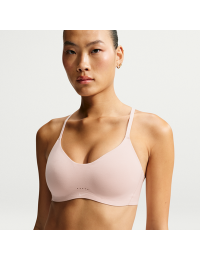 Justerbar Nike Alate Minimalist-sports-bh med let støtte og indlæg til kvinder - brun
