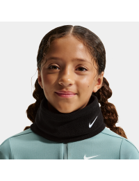 Nike One-halsvarmer i Therma-FIT-fleece til større børn - sort