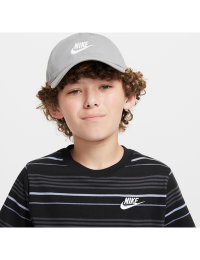 Ustruktureret Nike Club Futura Wash-kasket til børn - grå