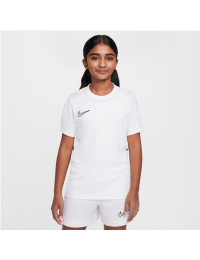 Nike Academy Dri-FIT-fodboldtrøje til større børn - hvid