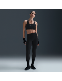 Højtaljede Nike One-leggings i fuld længde med høj talje til kvinder - sort