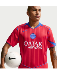 Paris Saint-Germain 2025/26 Stadium Third Nike Dri-FIT Total 90 Replica-fodboldtrøje til mænd - rød