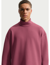 Nike 24.7 ImpossiblySoft Dri-FIT-trøje med rullekrave til mænd - rød
