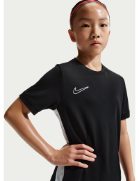 Nike Academy Dri-FIT-fodboldtrøje til større børn (piger) - sort