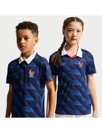 Frankrig National Team 2026 Match Home Nike Aero-FIT-fodboldtrøje til større børn - blå