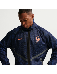 FFF Nike Dri-FIT Anthem-fodboldjakke til mænd - blå