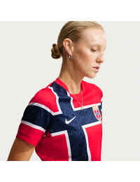 Norge National Team 2026 Stadium Home Nike Dri-FIT-fodboldtrøje til kvinder - rød