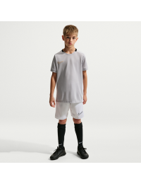 Maskinstrikkede Nike Academy Dri-FIT-fodboldshorts til større børn - hvid