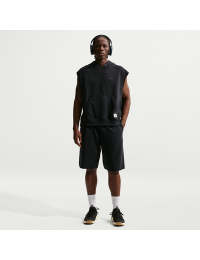 Nike N.A.C Dri-FIT-træningsshorts i fleece til mænd - sort