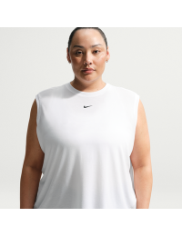 Nike One Relaxed Dri-FIT-tanktop til kvinder - hvid