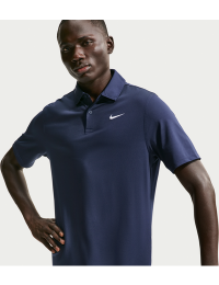 Nike Velocity Dri-FIT-golfpolo med logo på brystet til mænd - blå