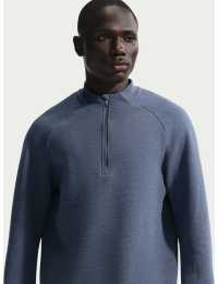 Nike Par Therma-FIT-golfoverdel med lynlås i halv længde til mænd - blå