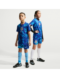 England 2026 Stadium Goalkeeper Nike Dri-FIT Replica-fodboldshorts til større børn - blå