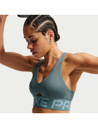 Nike Pro Sculpt-sports-bh med medium støtte og indlæg til kvinder - grå