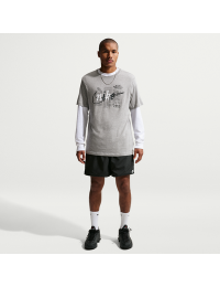 Vævede Nike Windrunner-letvægtsshorts til mænd - sort