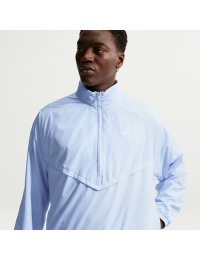 Nike Windrunner-letvægtsjakke med lynlås i halv længde til mænd - blå