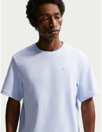 Alsidig Nike Primary Dri-FIT-overdel med korte ærmer til mænd - blå