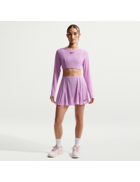 NikeCourt Slam-tennisnederdel med høj talje til kvinder - lilla