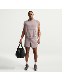 Maskinstrikkede Nike N.A.C. Dri-FIT-træningsshorts (13 cm) til mænd - grå
