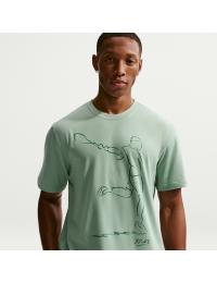 NikeCourt Dri-FIT tennis-T-shirt til mænd - grøn
